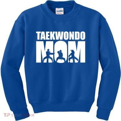 Taekwondo Mom Gift Kids Sweatshirt