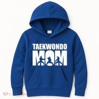 Taekwondo Mom Gift Kids Hoodie thumb 0