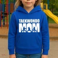 Taekwondo Mom Gift Kids Hoodie thumb 3