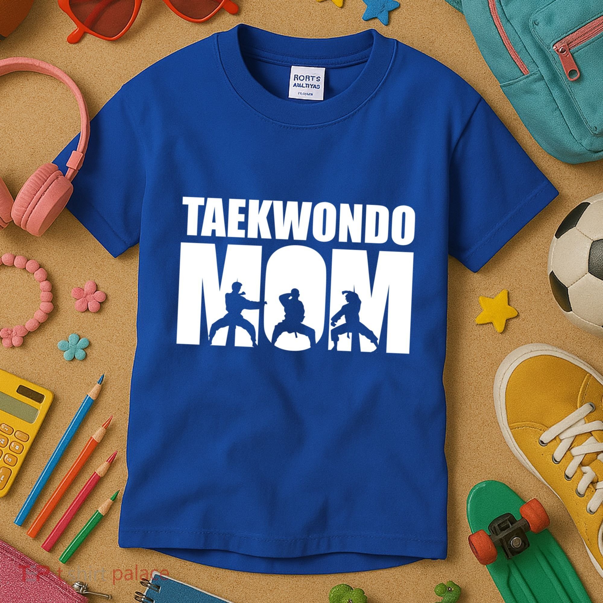 Taekwondo Mom Gift Kids T-Shirt