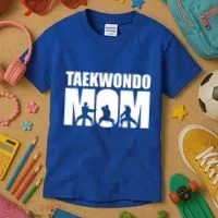 Taekwondo Mom Gift Kids T-Shirt thumb 3