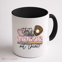 That's My Grandson Out There Proud Baseball Grandparent Coffee Mug thumb 1