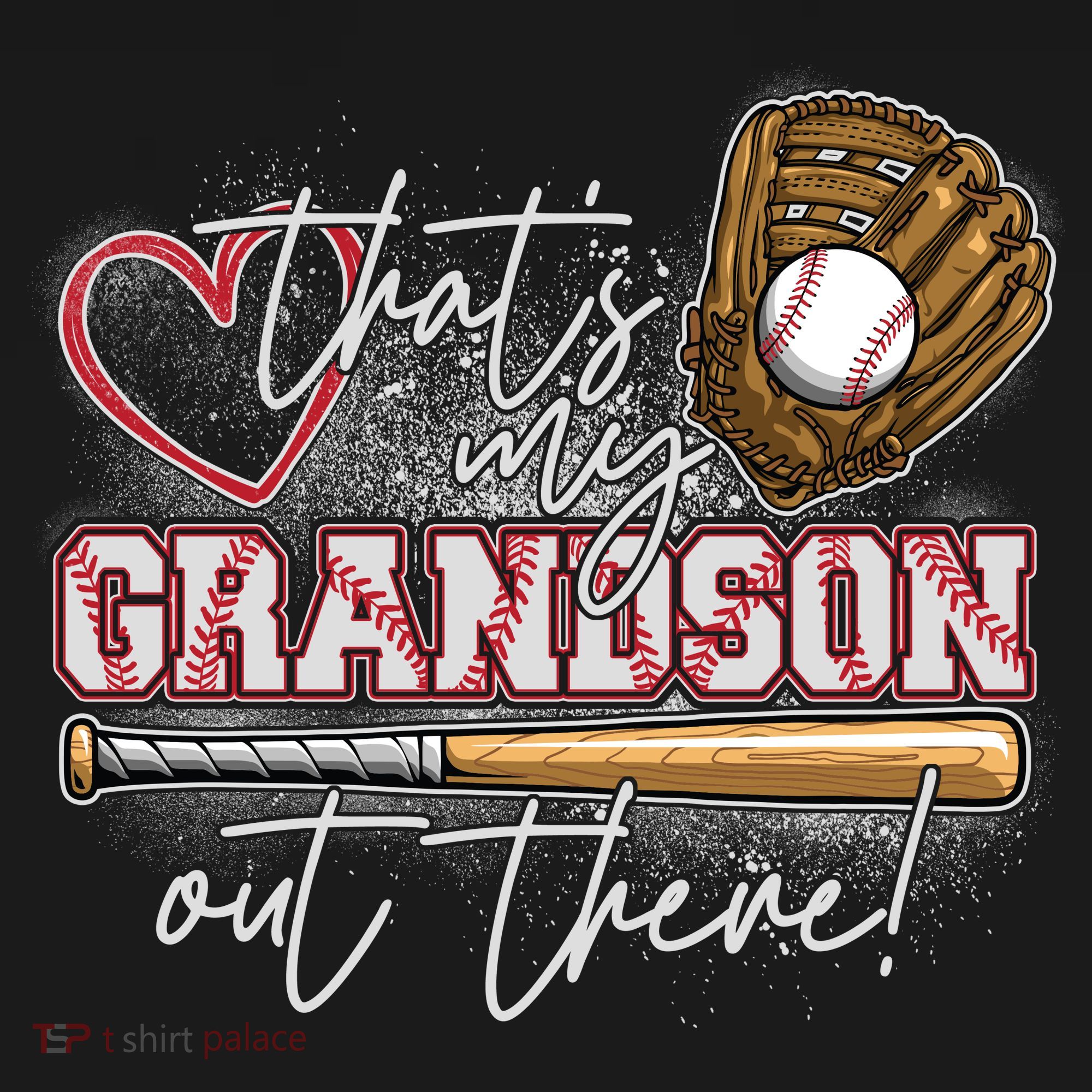 That's My Grandson Out There Proud Baseball Grandparent Women's Hoodie