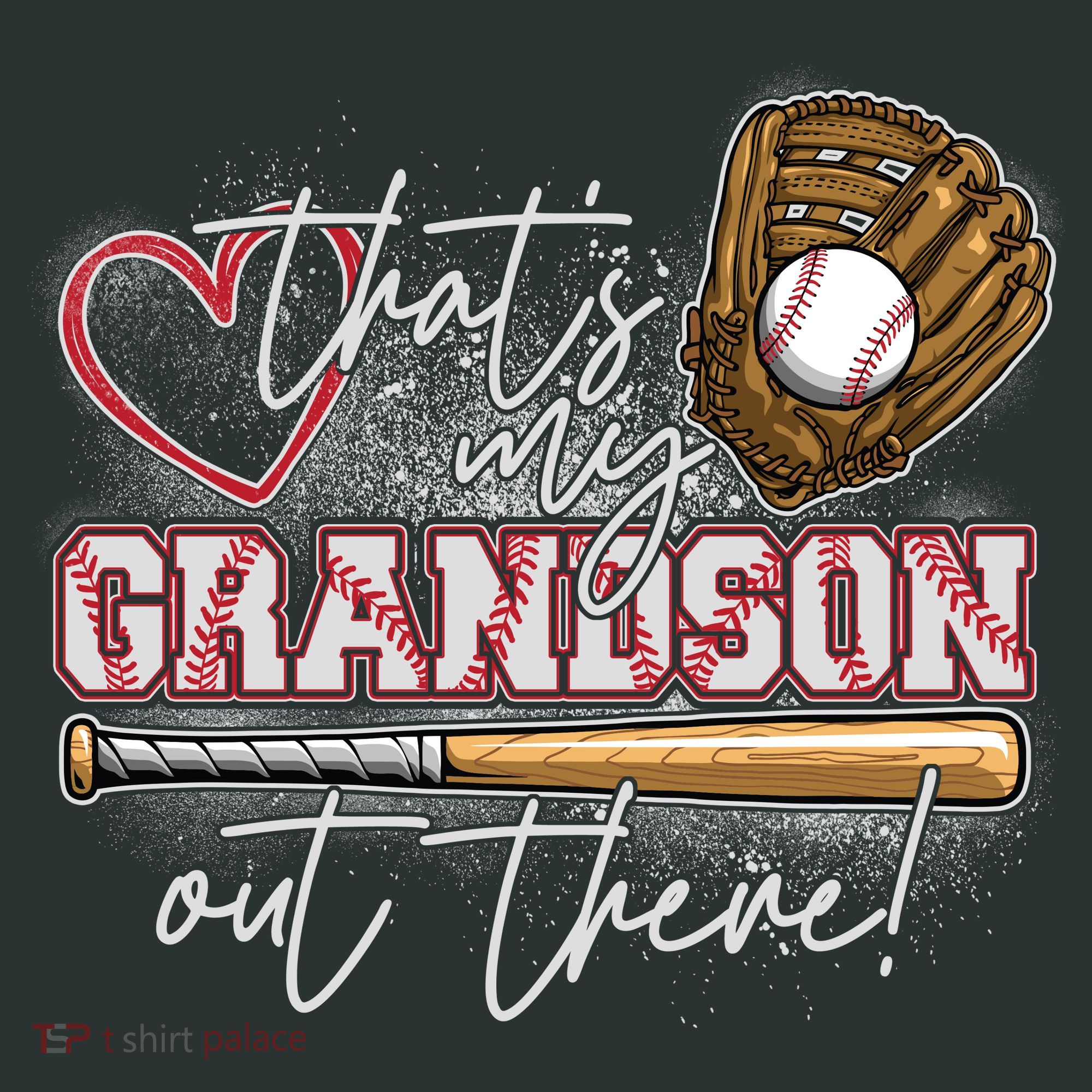 That's My Grandson Out There Proud Baseball Grandparent Tote Bag