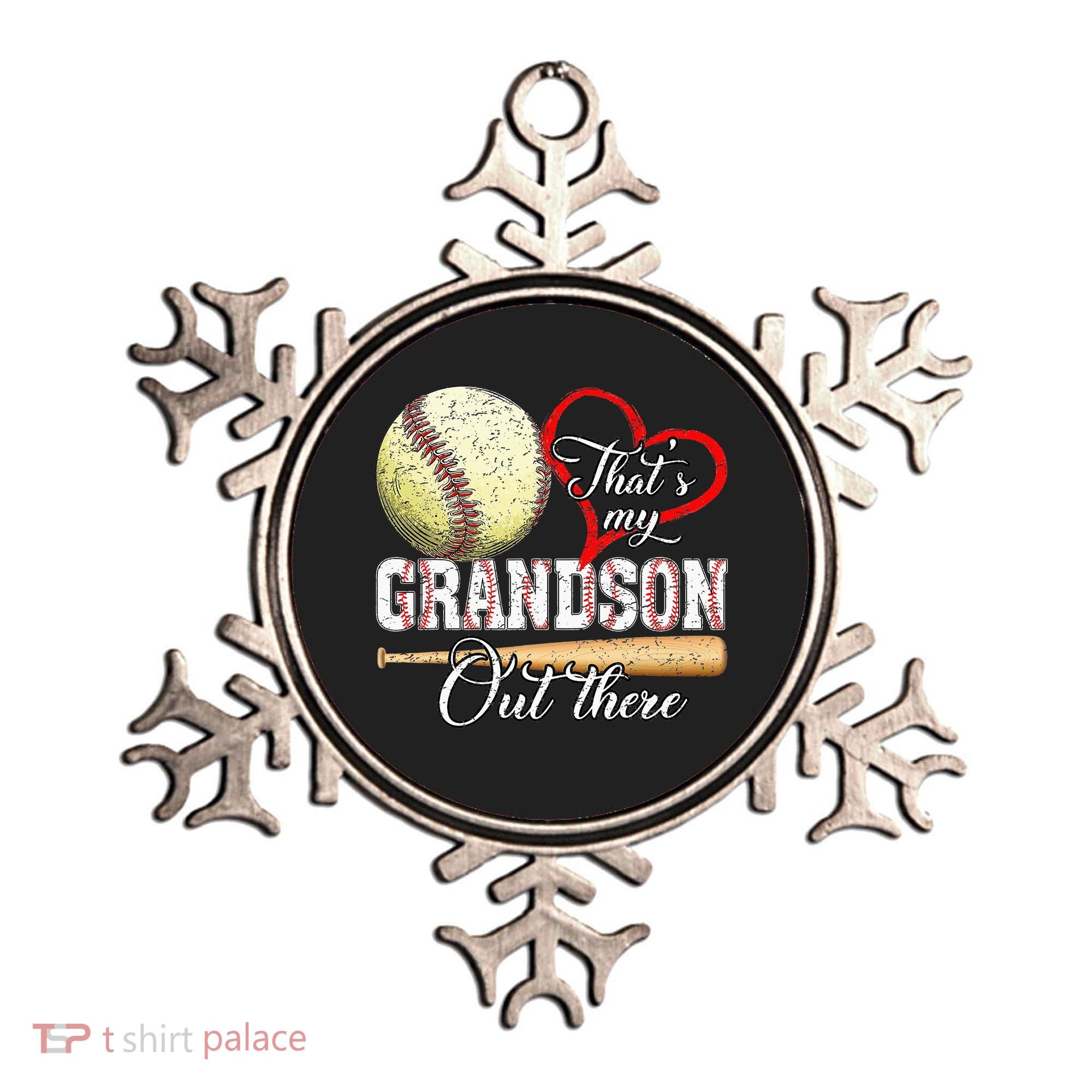 That's My Grandson Out There Baseball Grandma Mother's Day Ornament