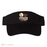 That's My Grandson Out There Baseball Grandma Mother's Day Visor thumb 0