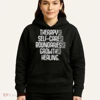 Therapy Mental Health Awareness Graphic Hoodie thumb 5