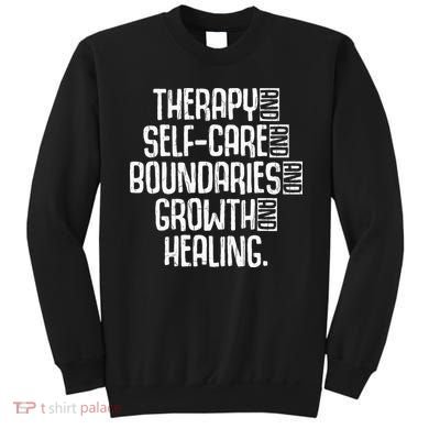 Therapy Mental Health Awareness Graphic Sweatshirt