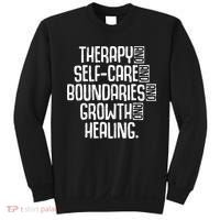 Therapy Mental Health Awareness Graphic Sweatshirt thumb 0