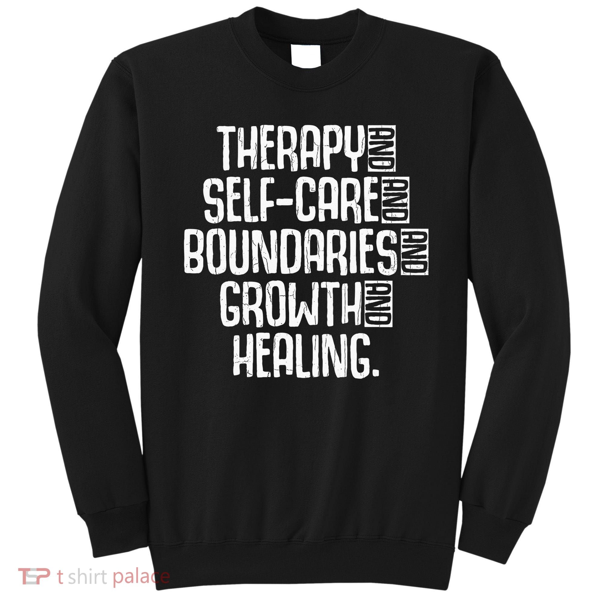 Therapy Mental Health Awareness Graphic Sweatshirt