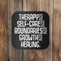 Therapy Mental Health Awareness Graphic Coaster thumb 0