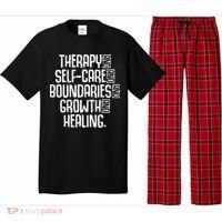 Therapy Mental Health Awareness Graphic Pajama Set thumb 0