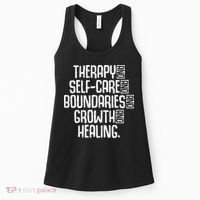 Therapy Mental Health Awareness Graphic Women's Tank Top thumb 0