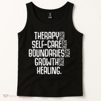 Therapy Mental Health Awareness Graphic Tank Top thumb 2