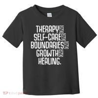 Therapy Mental Health Awareness Graphic Toddler T-Shirt thumb 0