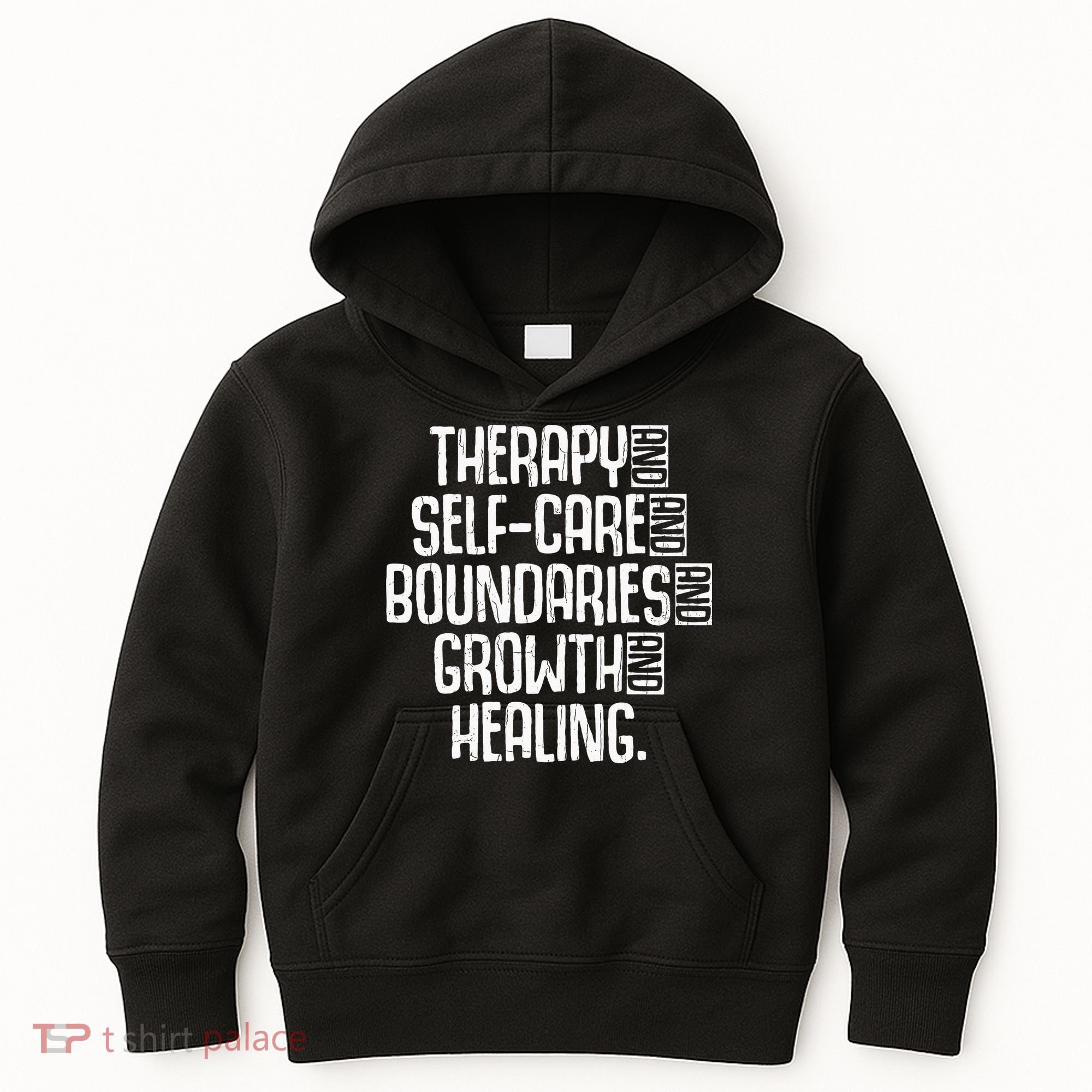 Therapy Mental Health Awareness Graphic Kids Hoodie
