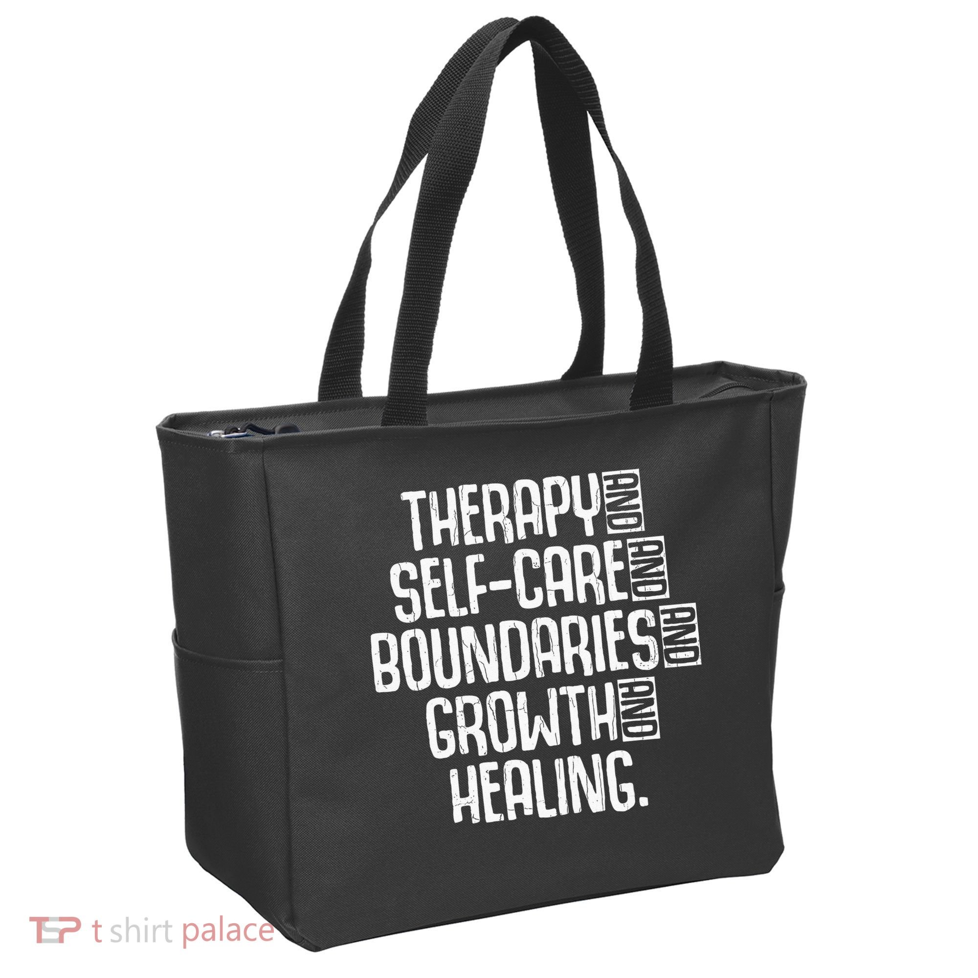 Therapy Mental Health Awareness Graphic Tote Bag