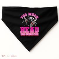 Too Much Head Said No One Ever Ten Pin Bowling Bowler USA-Made Doggie Bandana thumb 0