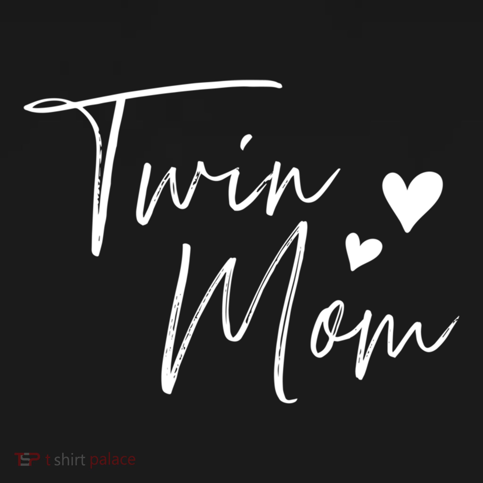 Twin Mom Hearts Gift Women's Hoodie