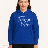 Twin Mom Hearts Gift Hoodie thumb 5