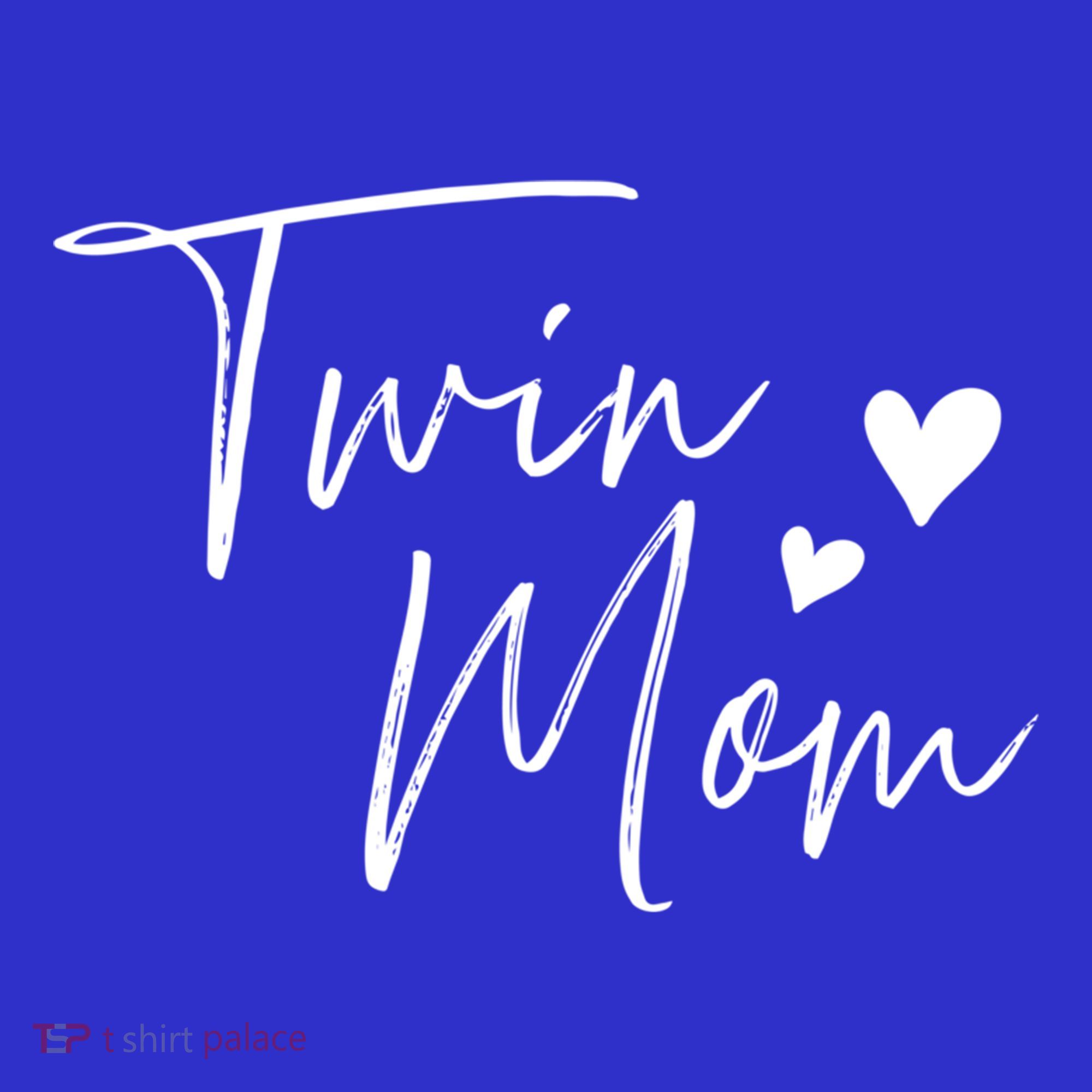 Twin Mom Hearts Gift Hoodie