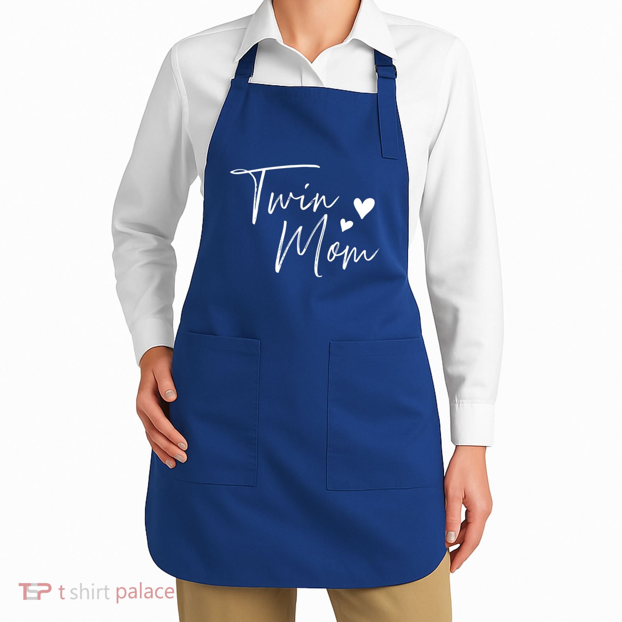 Twin Mom Hearts Gift Apron
