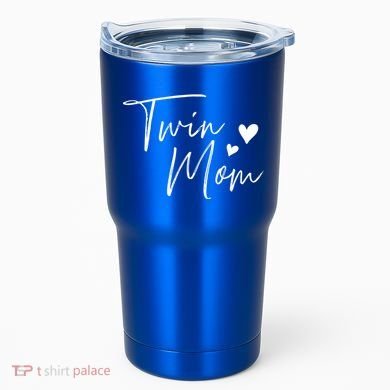 Twin Mom Hearts Gift Tumbler