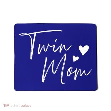 Twin Mom Hearts Gift Mousepad