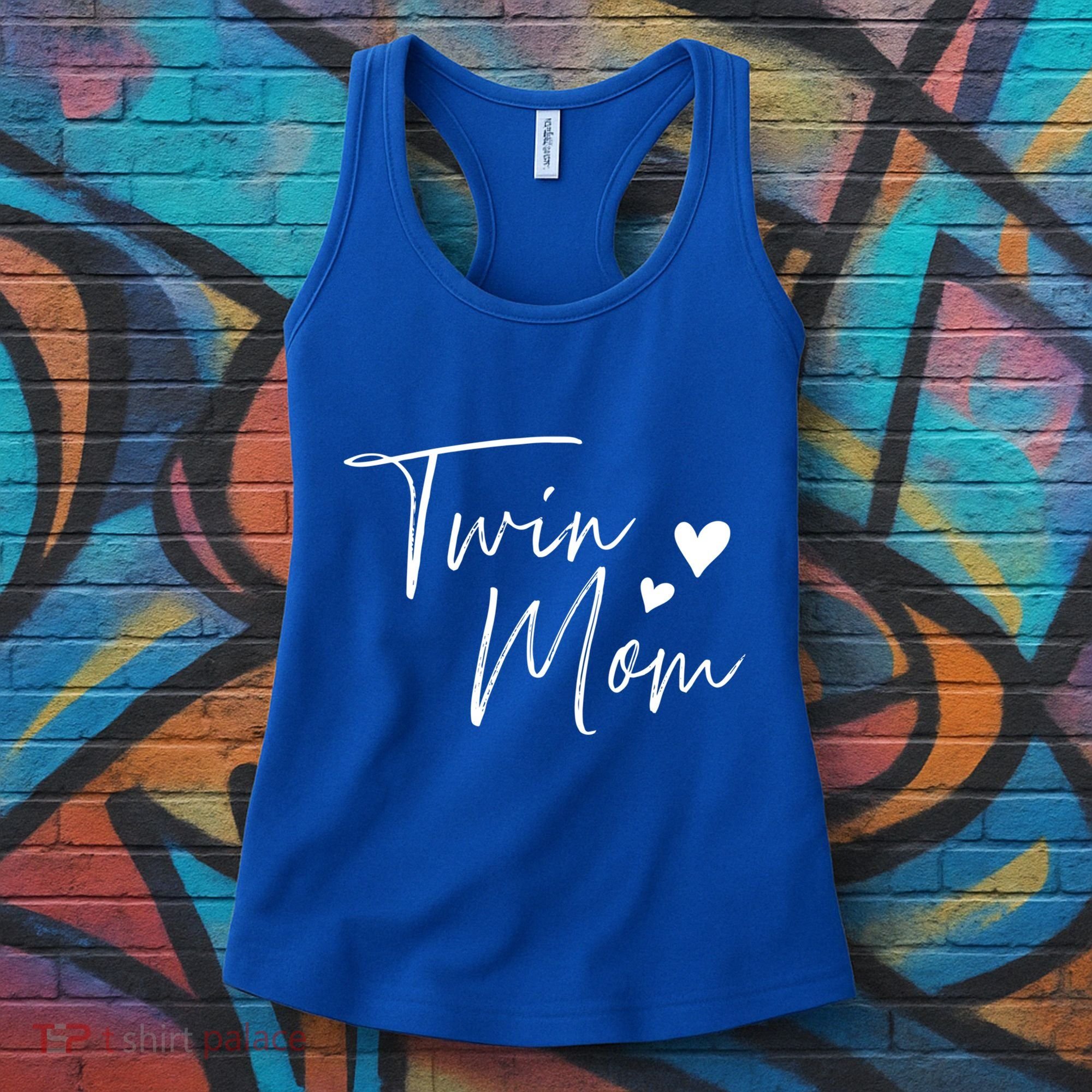 Twin Mom Hearts Gift Women's Tank Top
