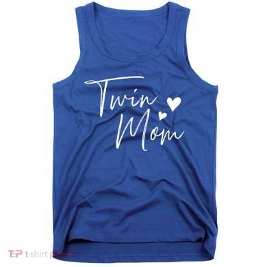 Twin Mom Hearts Gift Tank Top