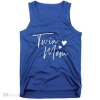 Twin Mom Hearts Gift Tank Top thumb 0