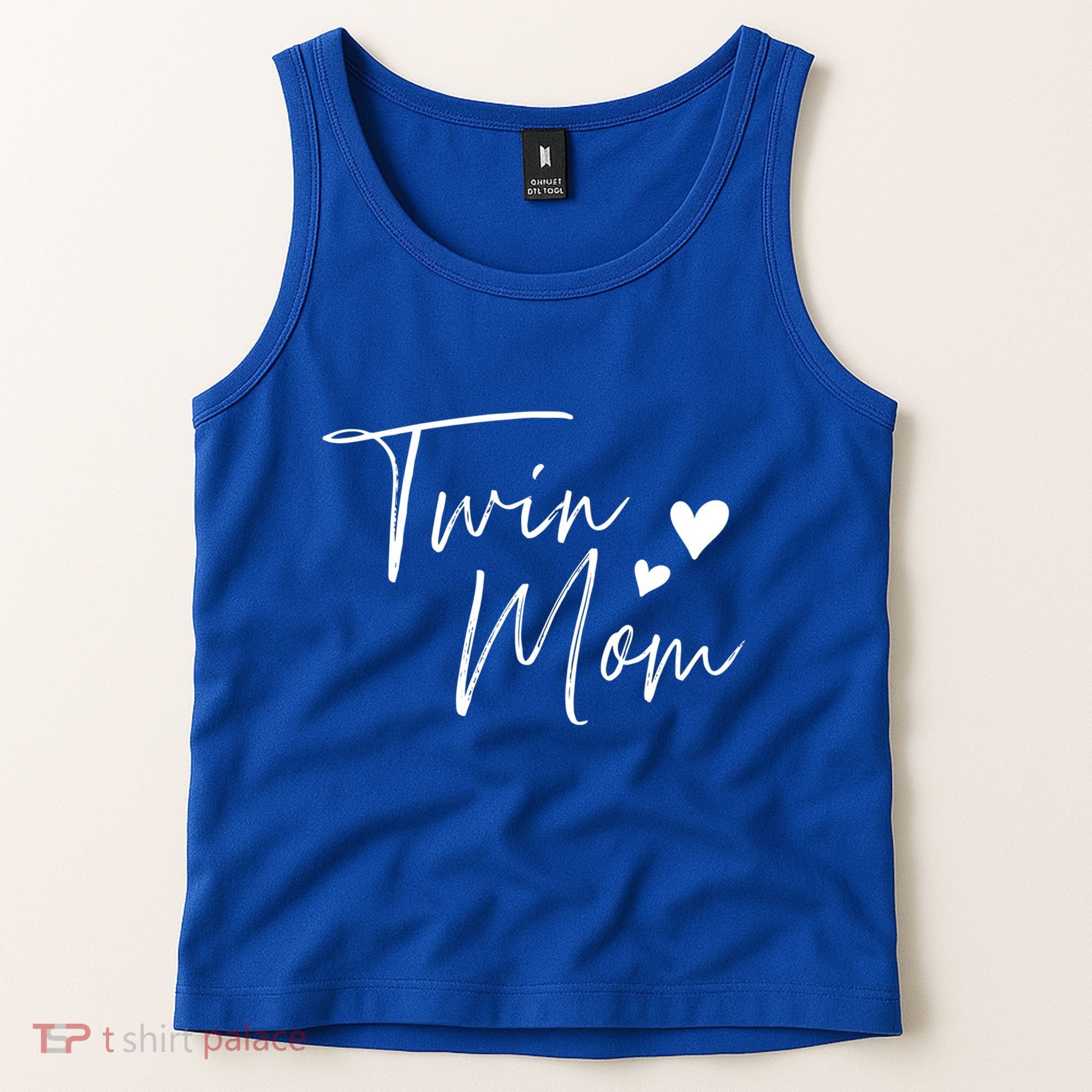 Twin Mom Hearts Gift Tank Top