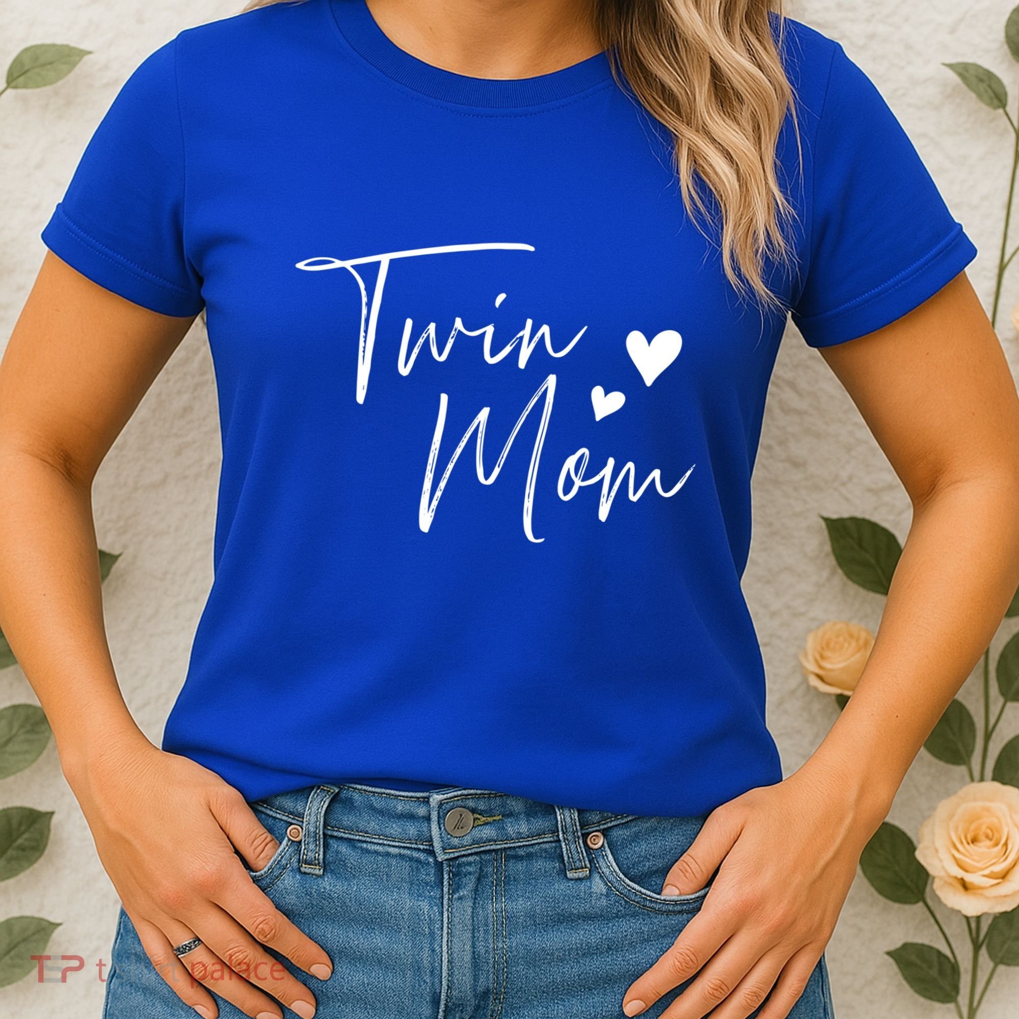 Twin Mom Hearts Gift Women's T-Shirt