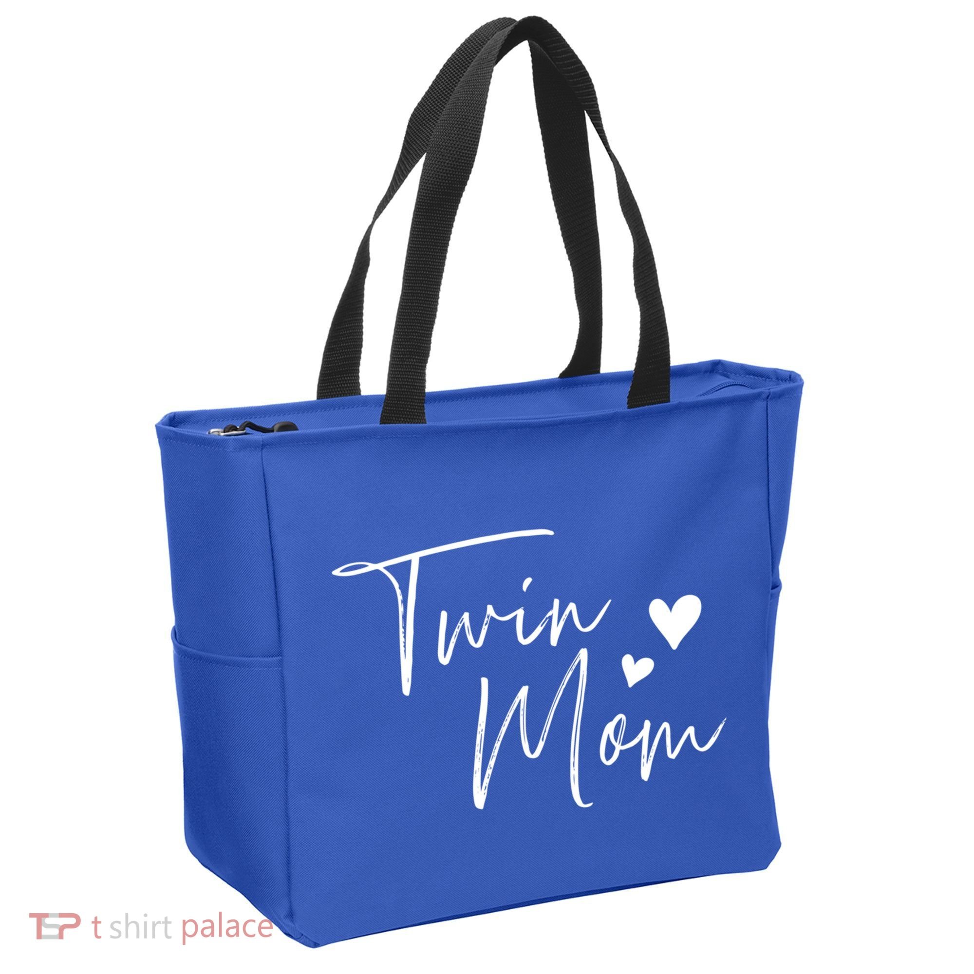 Twin Mom Hearts Gift Tote Bag