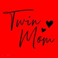 Twin Mom Hearts Gift Santa Hat thumb 1