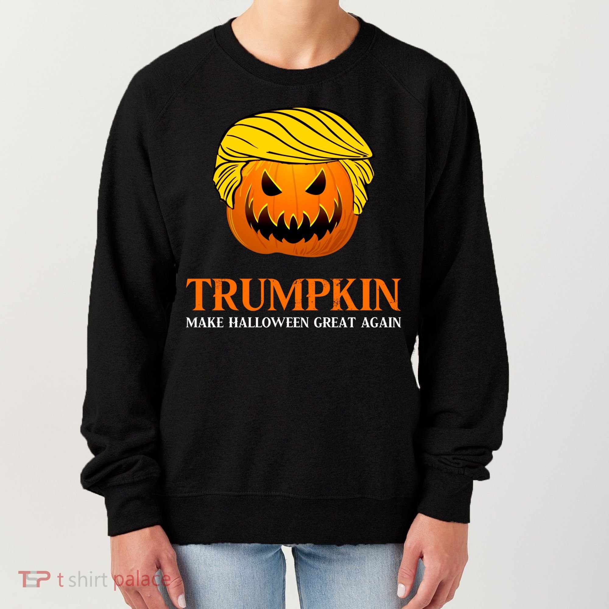 Trumpkin Make Halloween Great Again Cool Gift Women's Sweatshirt