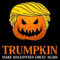 Trumpkin Make Halloween Great Again Cool Gift USA-Made Doggie Bandana thumb 2