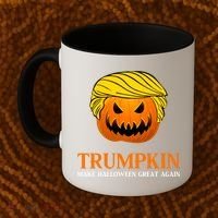 Trumpkin Make Halloween Great Again Cool Gift Coffee Mug thumb 2