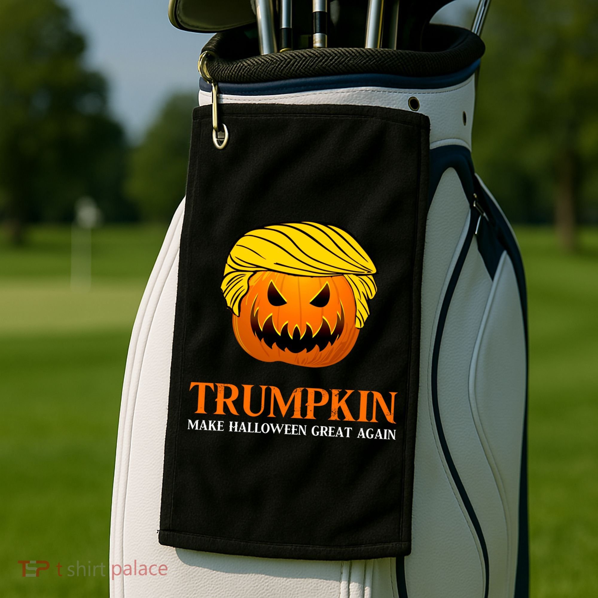 Trumpkin Make Halloween Great Again Cool Gift Golf Towel