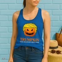 Trumpkin Make Halloween Great Again Cool Gift Women's Tank Top thumb 2