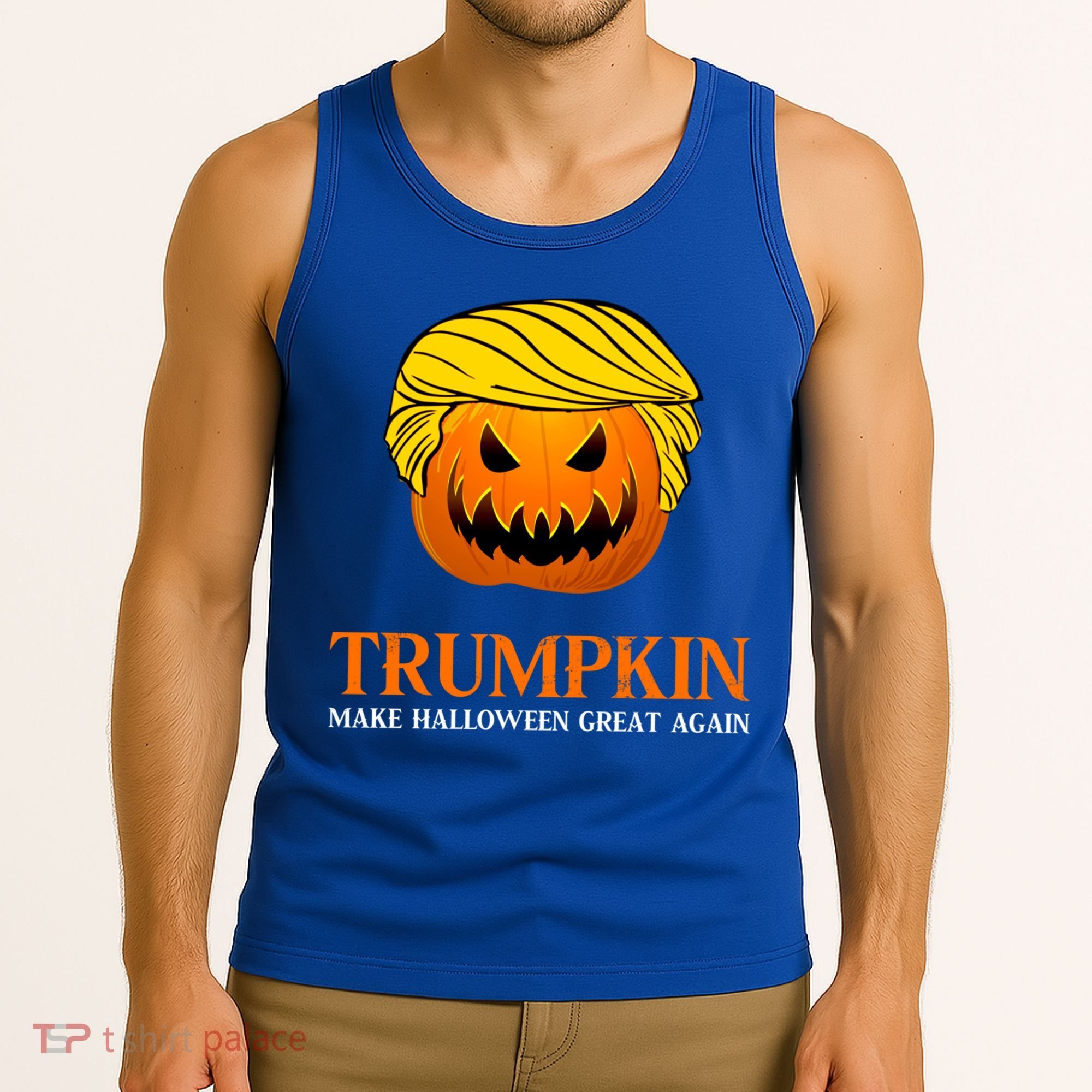 Trumpkin Make Halloween Great Again Cool Gift Tank Top