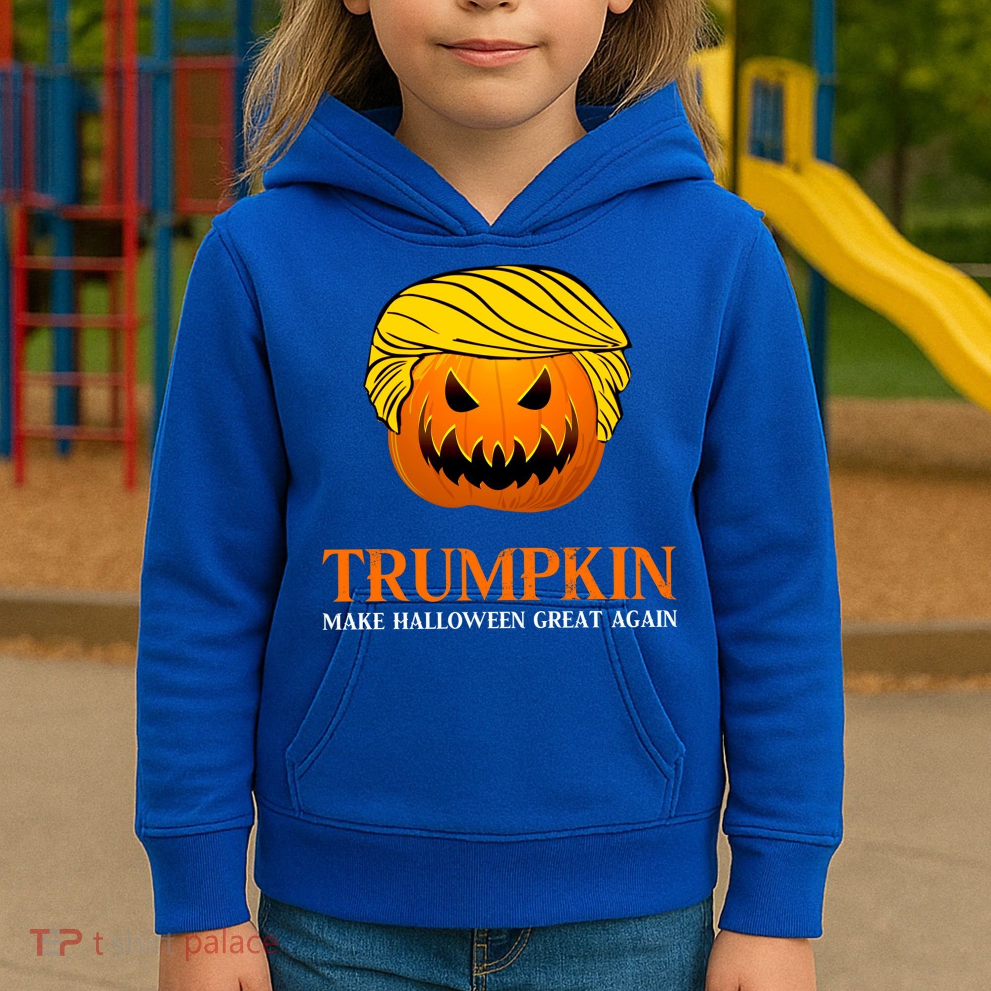 Trumpkin Make Halloween Great Again Cool Gift Kids Hoodie