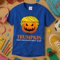 Trumpkin Make Halloween Great Again Cool Gift Kids T-Shirt thumb 3