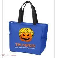 Trumpkin Make Halloween Great Again Cool Gift Tote Bag thumb 3