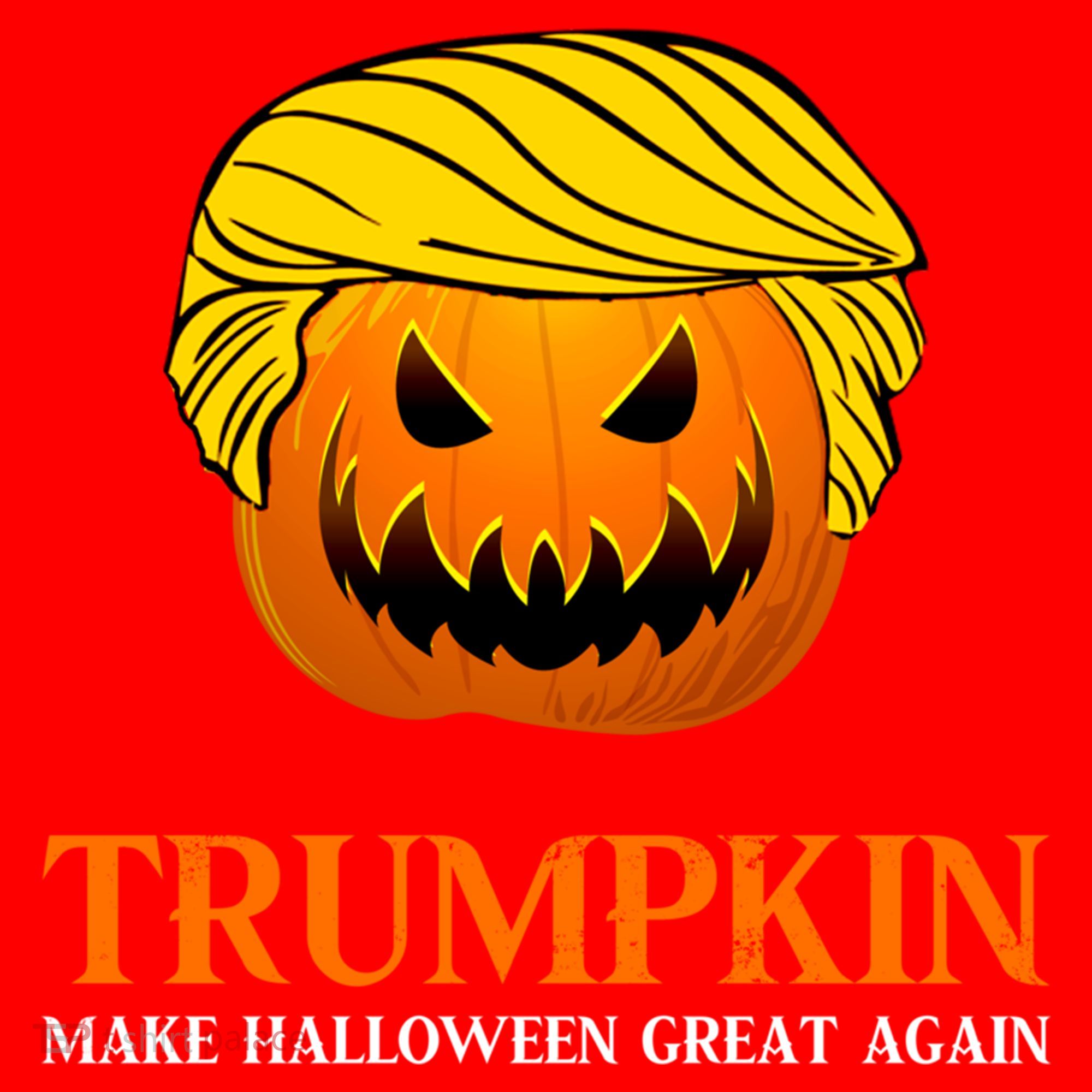 Trumpkin Make Halloween Great Again Cool Gift Santa Hat