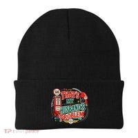 That's My Husband’s Problem Funny High Gas Prices Beanie thumb 0