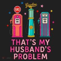 That’s My Husband’s Problem Funny Wife Gas Beanie thumb 2