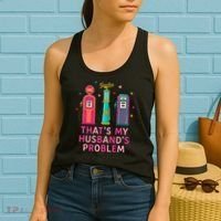 That’s My Husband’s Problem Funny Wife Gas Women's Tank Top thumb 2