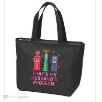 That’s My Husband’s Problem Funny Wife Gas Tote Bag thumb 3
