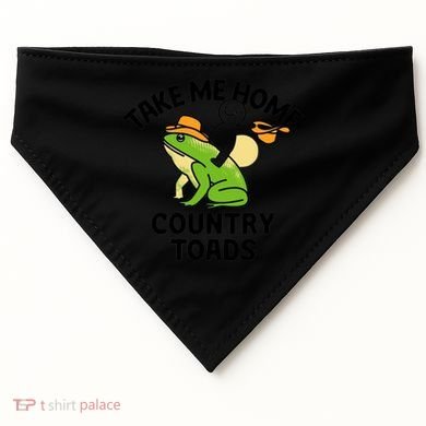 Take Me Home Country Toads USA-Made Doggie Bandana
